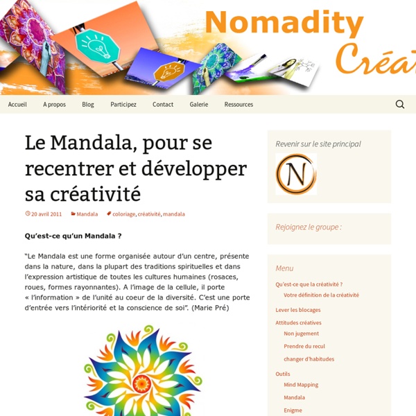 Le Mandala, pour se recentrer et développer sa créativité