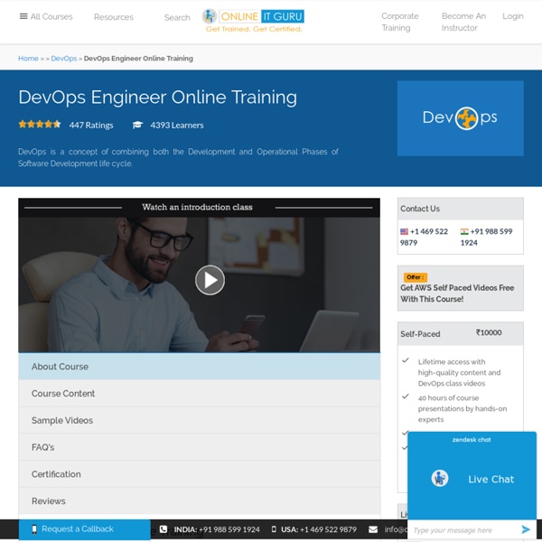 DevOps Online Course in India