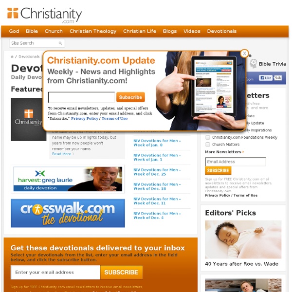 Daily Devotionals from Christianity.com - Bible Devotions, Study