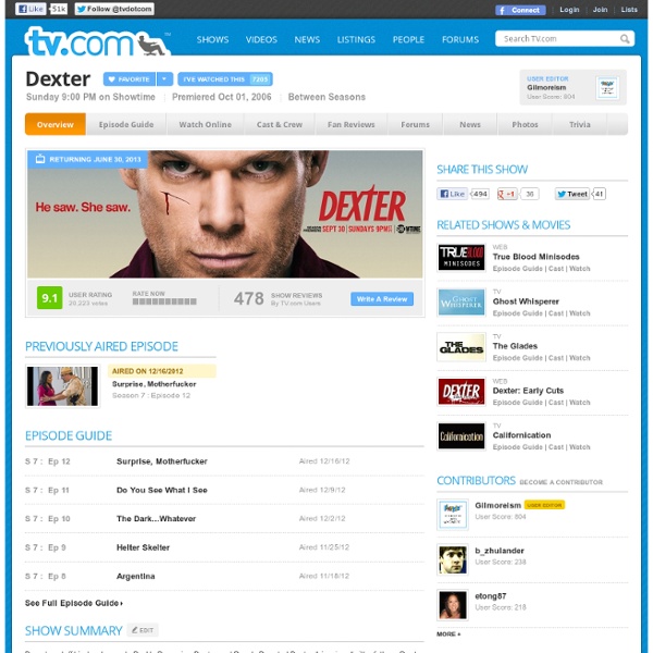 Dexter on TV.com