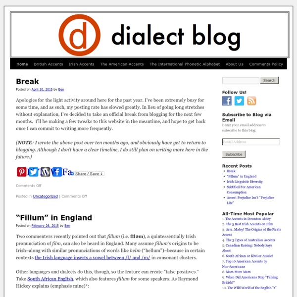 Dialect Blog