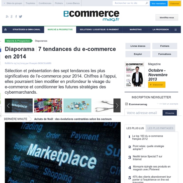 7 tendances du e-commerce en 2014