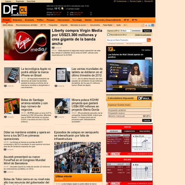 Diario Financiero Online - Portada