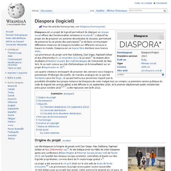 Diaspora (logiciel) - Wikipédia-Mozilla Firefox