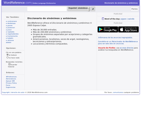 Diccionario De Sinonimos Y Antonimos Pearltrees