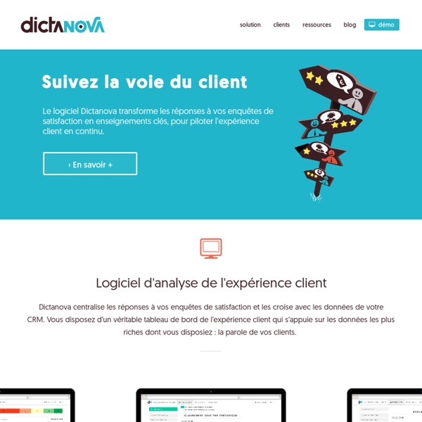 Dictanova - Analyse de verbatims et feedbacks clients
