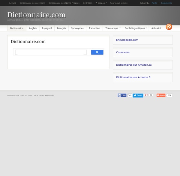 Dictionnaire.com