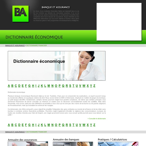 Dictionnaire financier