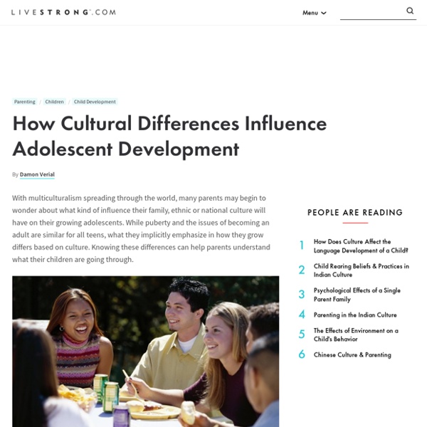 How Cultural Differences Influence Adolescent Development