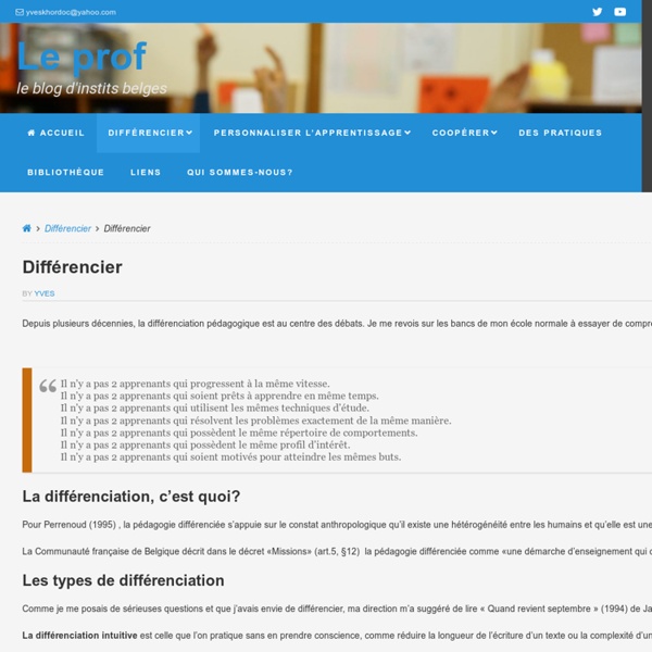 Différencier - Le prof