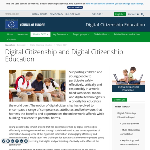 Citoyenneté numérique et éducation à la citoyenneté numérique