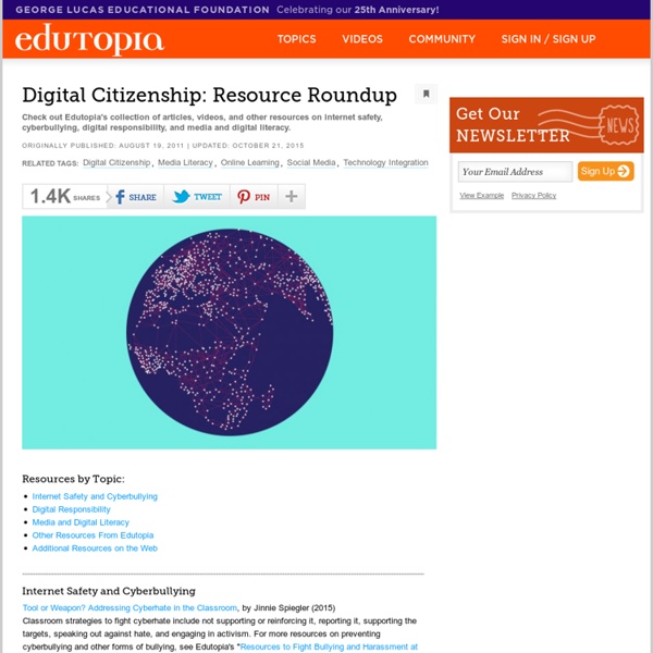 Digital Citizenship: Resource Roundup