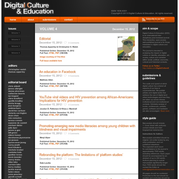 Digital Culture & Education