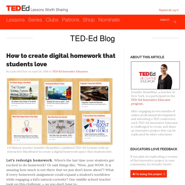 How to create digital homework that students love