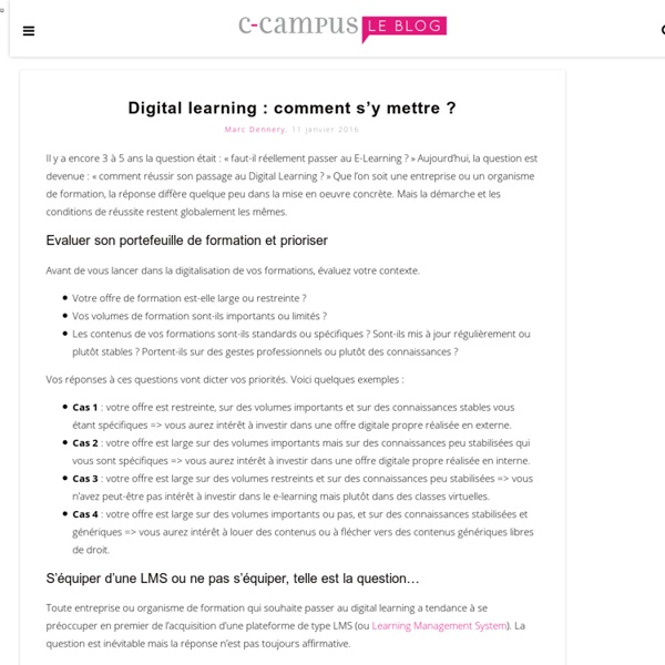 Digital learning : comment s’y mettre ?