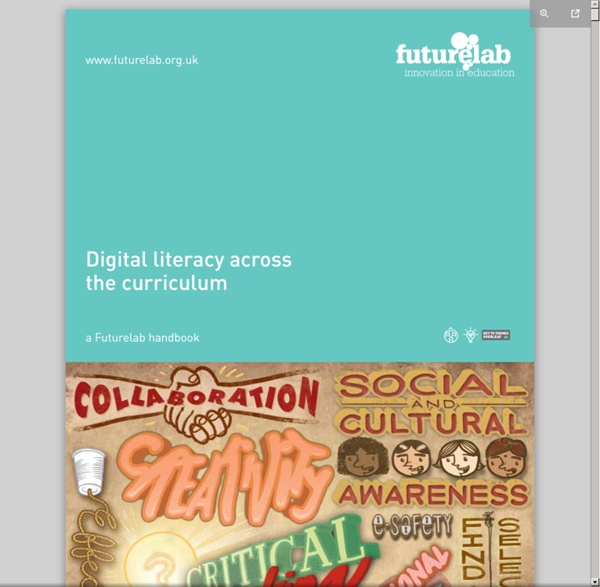 Futurelab's digital literacy across curriculum (secondary)