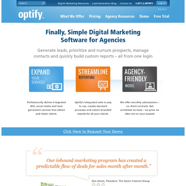 B2B Marketing Software from Optify