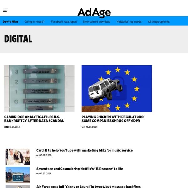 Digital Media News, Digital Marketing News - AdAge