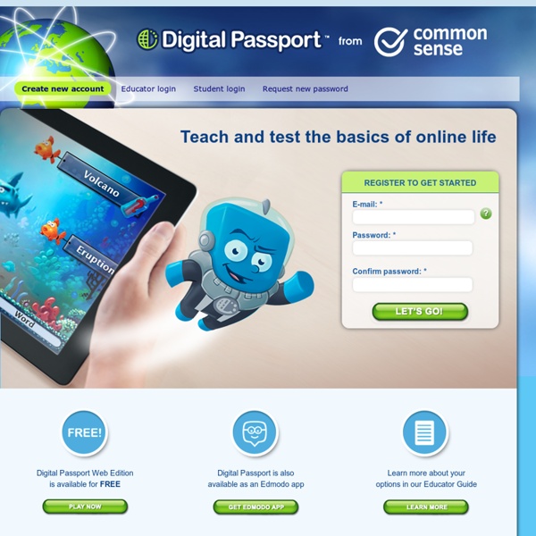 Digital Passport by Common Sense Media