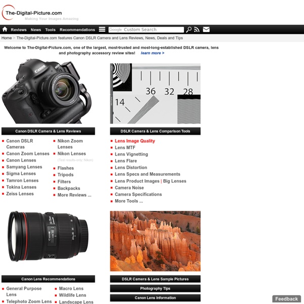 The-Digital-Picture.com features Canon DSLR Camera and Lens Reviews, News, Deals and Tips