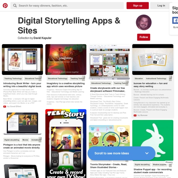 Digital Storytelling Apps & Sites