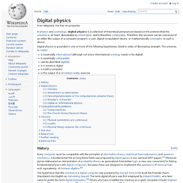 Digital physics