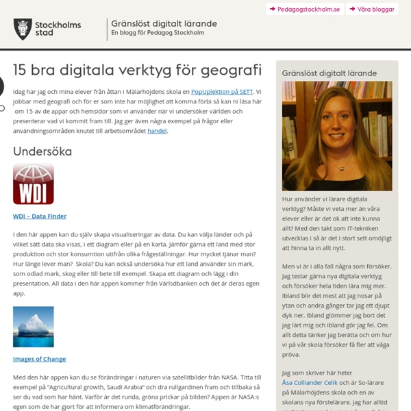 15 bra digitala verktyg för geografi