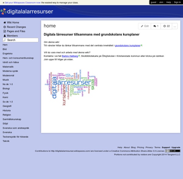 Digitalalarresurser.wikispaces