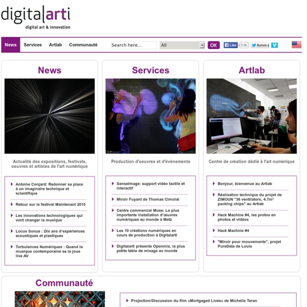 Digital art international: the international portal & community dedicated to digital art.