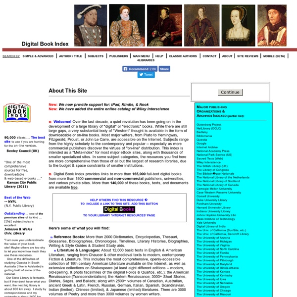 World's Virtual Library (80,000+ FREE eBooks, eTexts, On-Line Books, eDocuments)