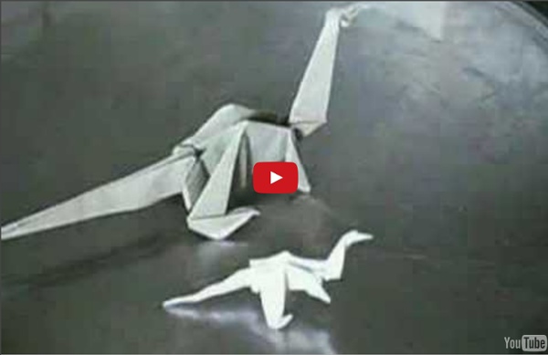 Dinosaure Origami 2