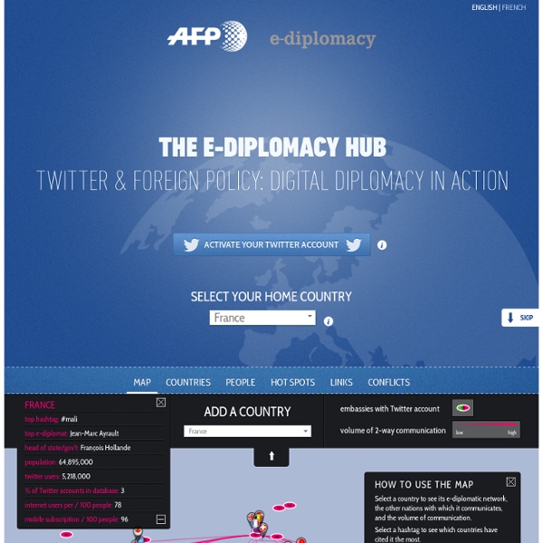 The e-diplomacy Hub, A real-time window onto digital diplomacy in action