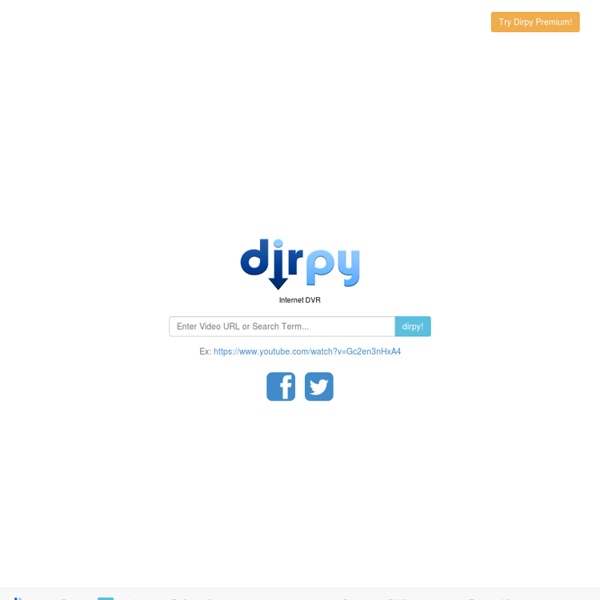 Dirpy - YouTube to Mp3 Converter