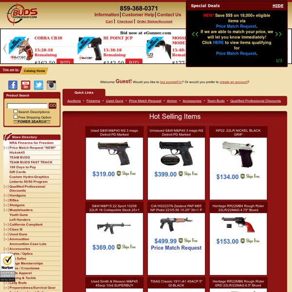 Discount Guns for Sale - Buds Gun Shop