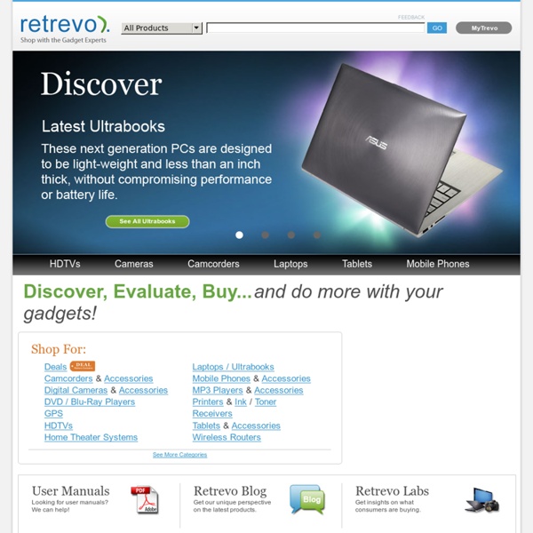 Discover, Evaluate, and Shop with the Gadget Experts at Retrevo