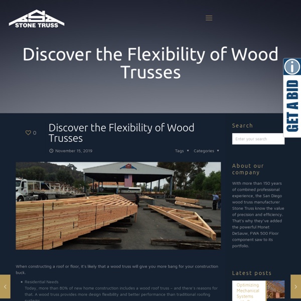 Discover the Flexibility of Wood Trusses