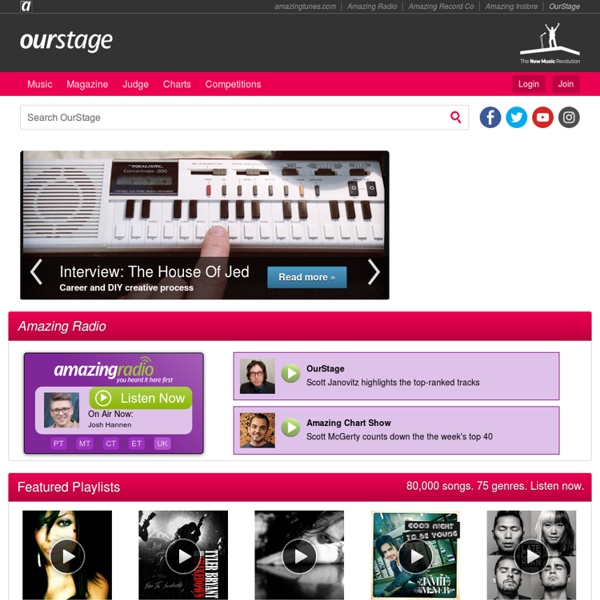 OurStage: Listen to music for free. Discover new artists. Streaming radio.