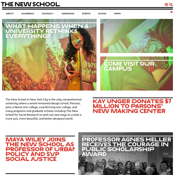 The New School – A New York University