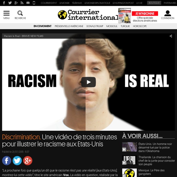 Discrimination. Une vidéo de trois minutes pour illustrer le racisme aux Etats-Unis