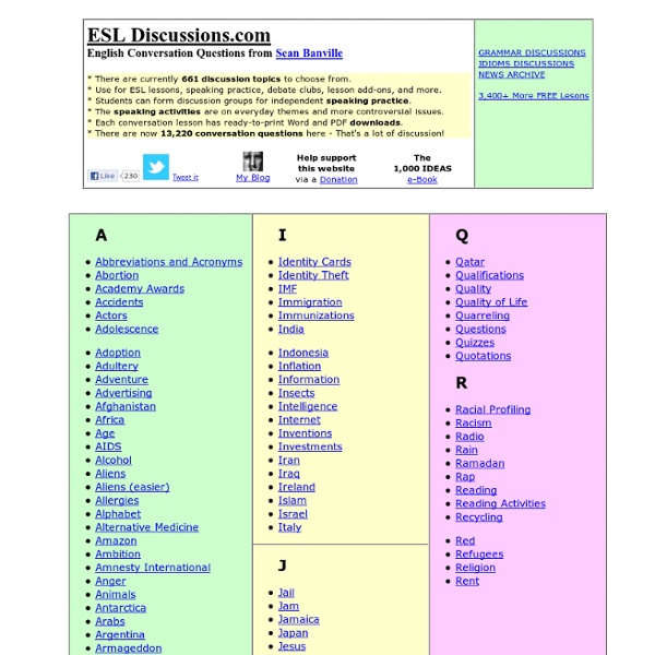 TOPICS-SPEAKING