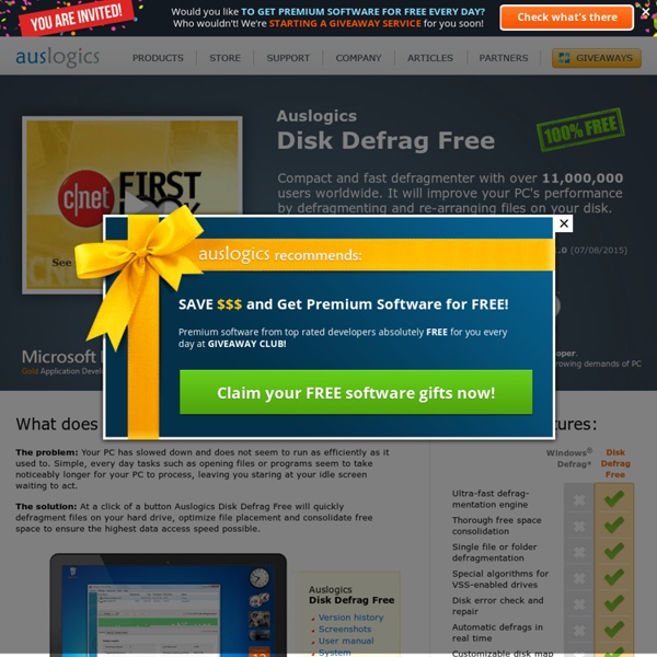 Disk Defrag - Reclaim the Speed Of Your Disks