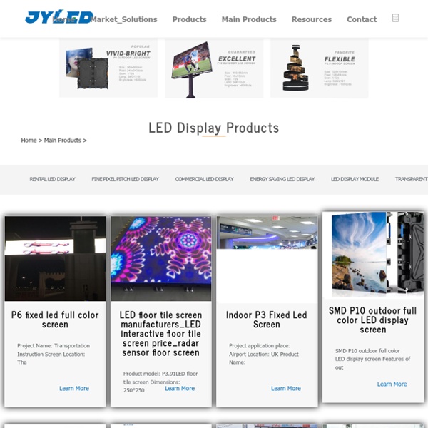 LED Display Supplier, Stage rental series LED display and outdoor series LED display