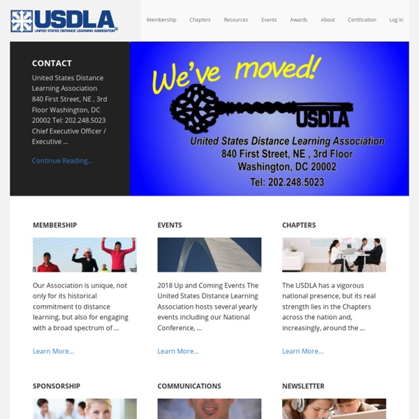 USDLA - United States Distance Learning Association: Home