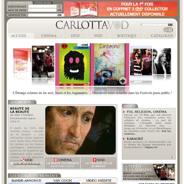 Carlotta Films : distributeur de films de patrimoine en salles, DVD, Blu-ray et VOD