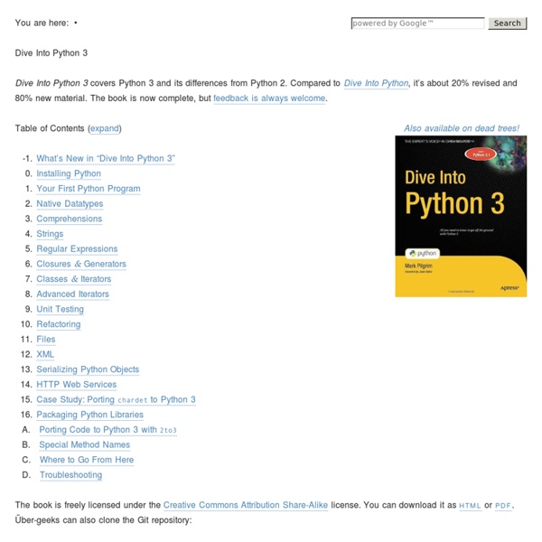 Dive Into Python 3