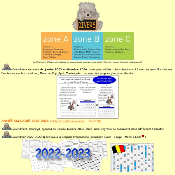 Calendriers, almanachs, divers