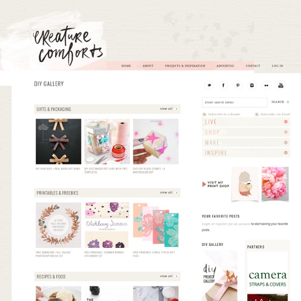 Printables & Freebies - Creature Comforts - daily inspiration, style, diy projects + freebies