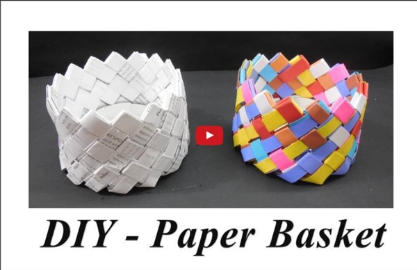 DIY - How to make Paper Basket