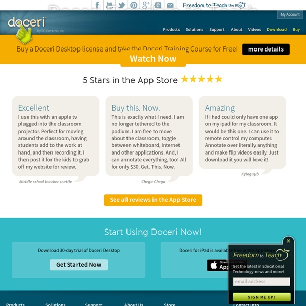 Doceri - The Interactive Whiteboard for iPad.