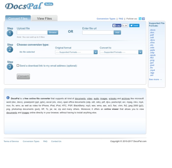 DocsPal Free online file Converter and Viewer Pearltrees